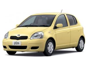 Текстильные коврики на TOYOTA VITZ 1 1999-2005 P10 ПРАВЫЙ РУЛЬ