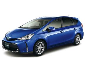 Текстильные коврики на TOYOTA PRIUS ALPHA (ZVW40) 5МЕСТ  2014-  ПРАВЫЙ РУЛЬ